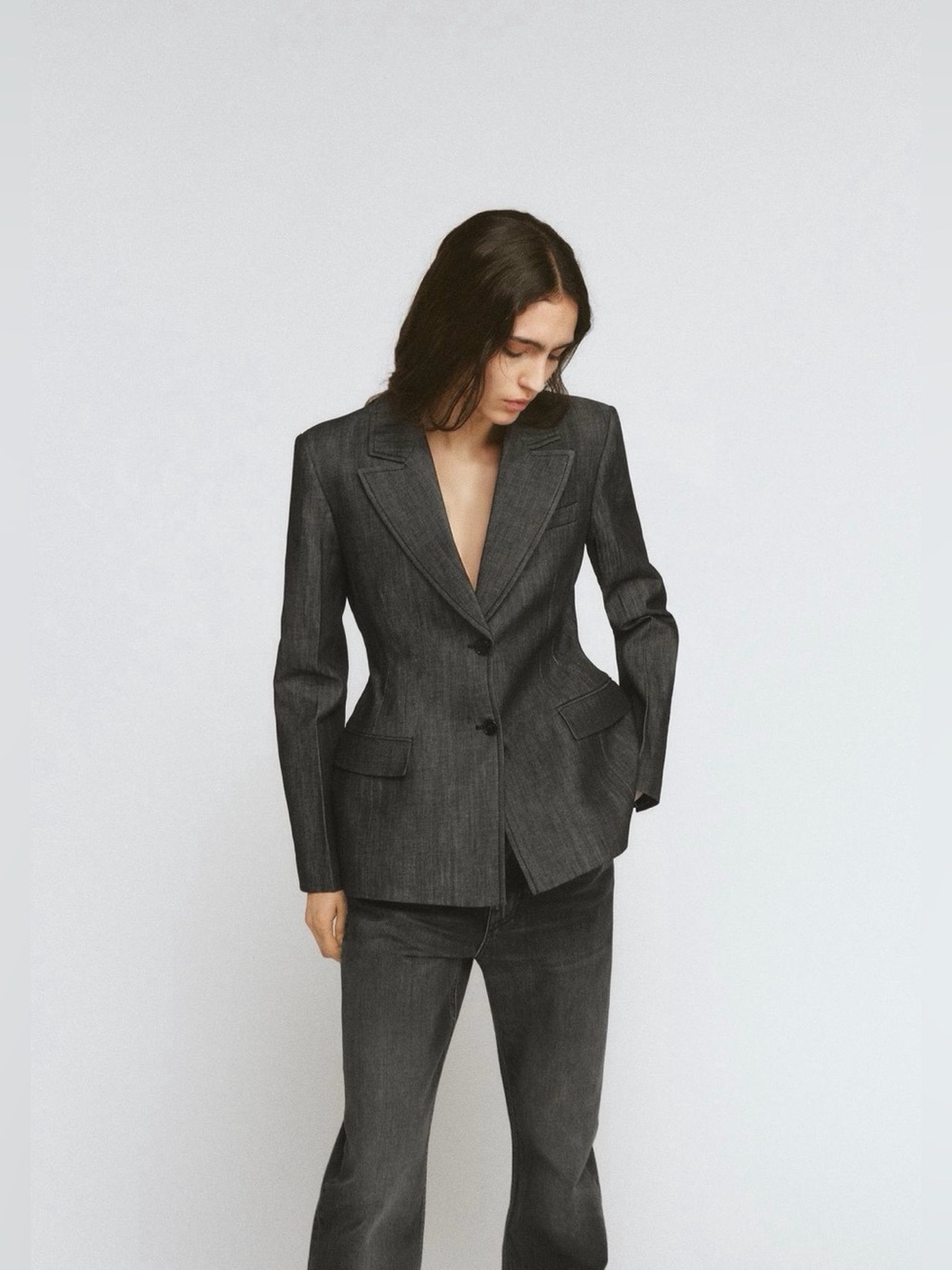 ZW COLLECTION DENIM BLAZER